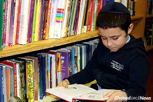Books, books and more books: the foundation of a Jewish education.