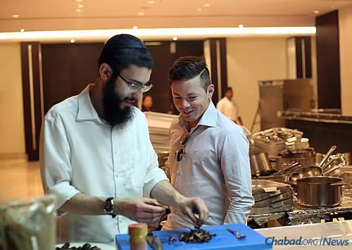 Kosher-for-Passover food being prepped last year for the seder in Bangalore, the capital of India’s southern Karnataka state and center of India’s high-tech industry.