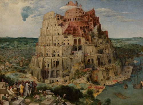 La tour de Babel de Pieter Bruegel l’Ancien (1563)
