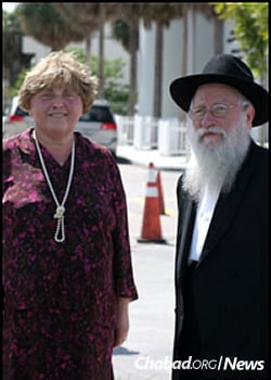 The Korfs&#39; work in Florida changed the face of Jewish iife there (photo taken in 2010).