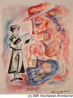 The Baal Shem Tov passed his handkerchief over the uncouth boy&#39;s face