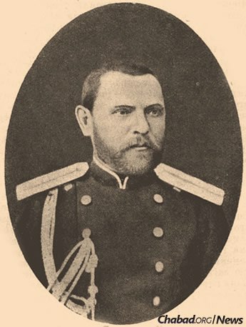 Cantonist soldier Herzl Tsam was kidnapped as a child and became an officer in the Imperial Military.