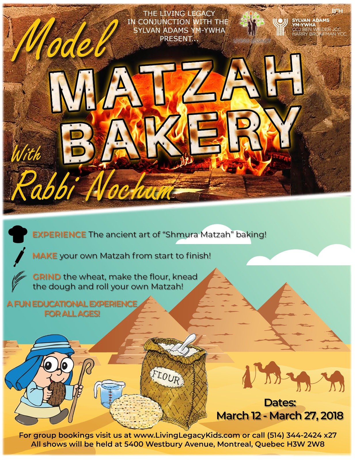 model matza bakery flyer 2018