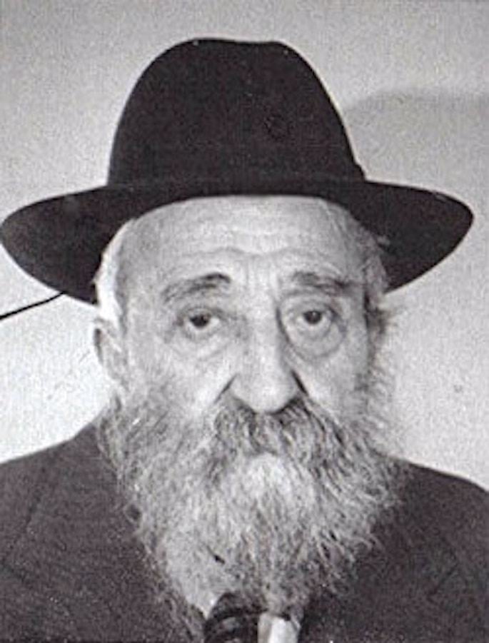 Avraham Godin in his later years.
