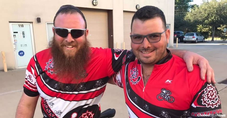 Following a heart attack a year ago, Rabbi Nochum Kurinsky, left, started some serious cycling training, and has launched a &quot;One Heart, One Soul&quot; cycling tour down Florida&#39;s Atlantic Coast with his brother, Zach.