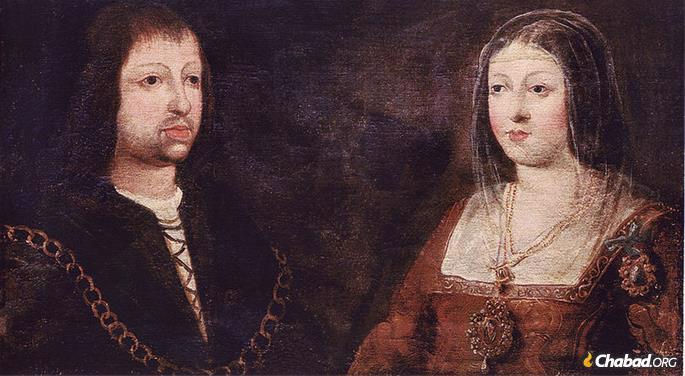 Ferdinand and Isabella expelled practicing Jews from Spain, forcing those who remained to worship in secret. The Spanish exiles formed a Sephardic diaspora that stretched from London to Aleppo.