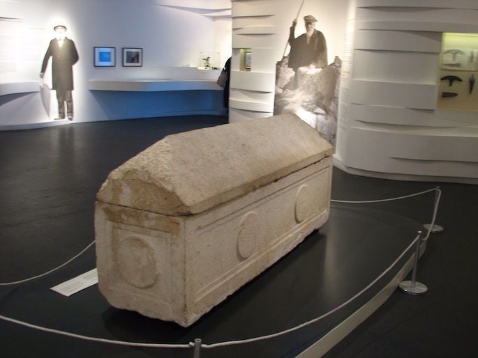 El sarcófago de Helena en el Museo de Israel (Hanay, Wiki Commons).