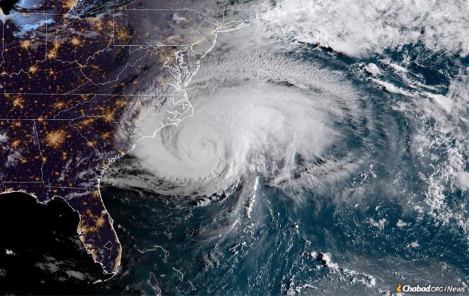 Hurricane Florence approaching the East Coast; it's expected to make landfall near Myrtle Beach, S.C. (Photo: NOAA/NASA)