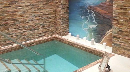 A mikvah (photo: Chabad of Boca Raton)