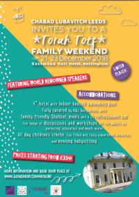 Torah Tots Family Weekend