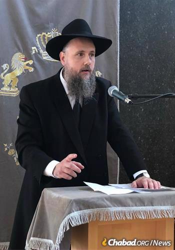 Rabbi Yitzchak Mendel Wagner is one of the first German-born rabbis to be serving in Germany since the Holocaust.