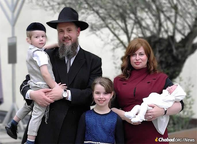 Rabbi Yitzchak Mendel and Rochel Wagner, and family, serve the Jewish community in Krefeld, Germany, the rabbi&#39;s birthplace.