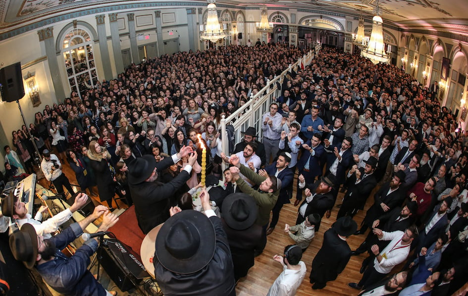 At the International Chabad on Campus Shabbaton in Brooklyn, N.Y. (Photo by Bentzi Sasson)