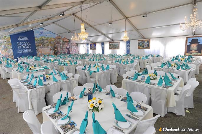 Once a year, on Parshat Chaya Sarah, a massive, lavish hospitality tent is erected for the many visitors who travel to Hebron.
