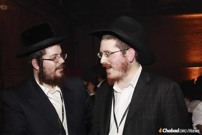Moshe Margareten and the Aleph Institute&#39;s Rabbi Zvi Boyarsky not long after they initially met in 2009.