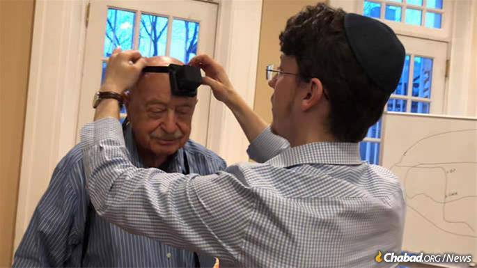 Gherovici celebrated his bar mitzvah in Philadelphia by putting on tefillin for the first time, and then singing and dancing with a group of young new friends.