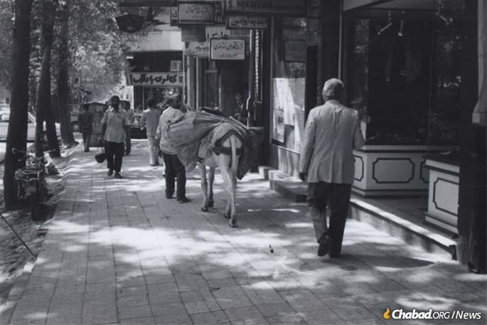 На улице Тегерана. Август 1978.Фото: NCFJE