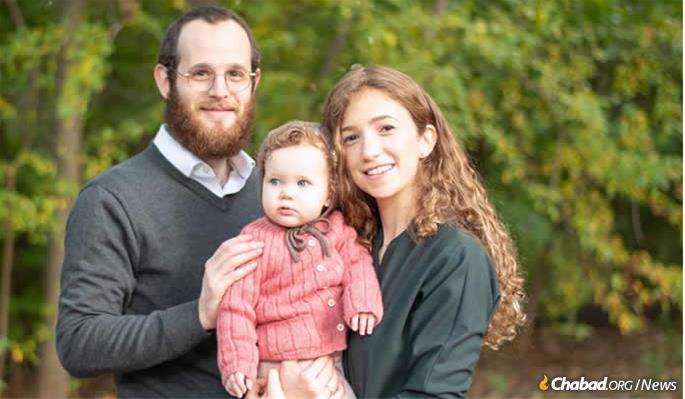 Rabbi Berel and Chana Gurevitch will hold their first Purim celebration in Greenwich Village, New York.