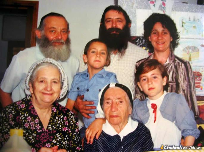 Four generations of the Ash family in Israel