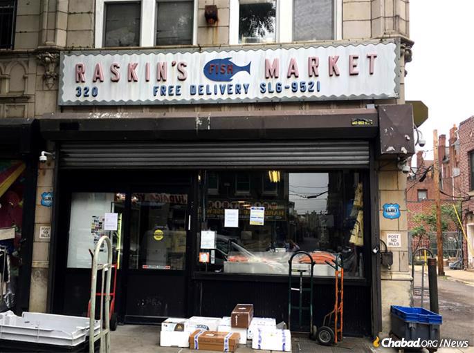 Although it has grown, not much has changed about Raskin's fish market.