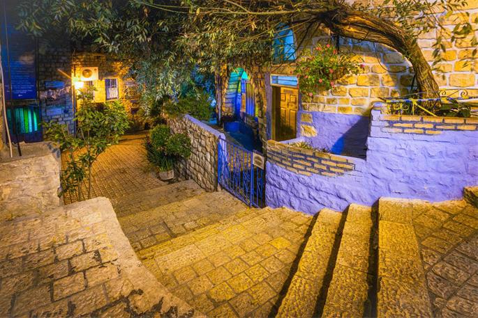 A city of staircases, art galleries, synagogues, and stories, Tzfat’s mystical night air is simply supernatural.