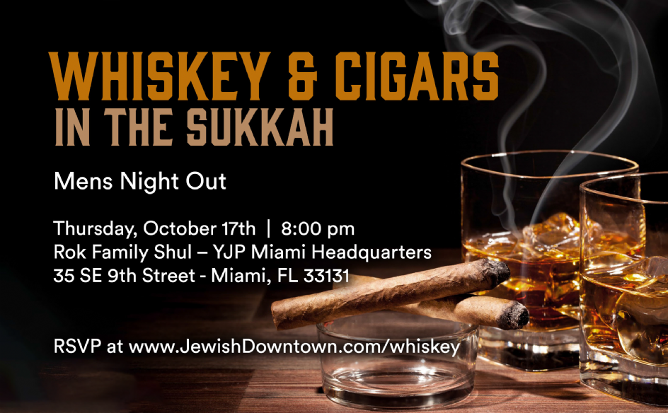 Cigar & Whiskey Tasting - The Rok Family Shul - Chabad Downtown Jewish Center