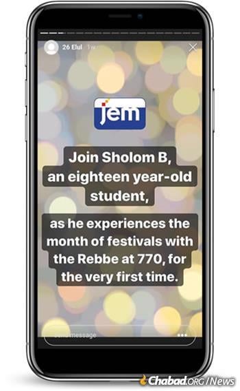 The broad awareness and global participation that would have resulted had someone been able to simply broadcast his or her experience on social media of being with the Rebbe during Tishrei would have been truly remarkable.