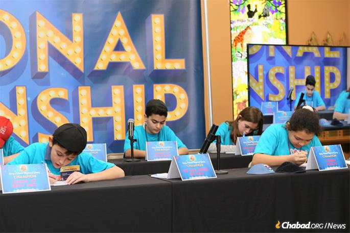 Some 500 Hebrew-school students from 16 schools on Long Island studied for the competition.