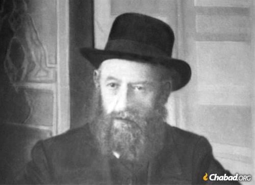 El quinto Jabad Rebe, el rabino Shalom DovBer Schneersohn .