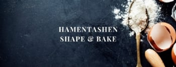 Hamentashen Shape & Bake