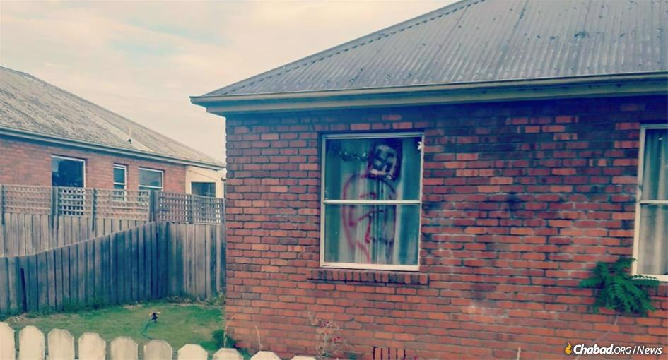 A woman recently made news in Launceston, Tasmania, for hanging Nazi flags in the window of her house after previously spray-painting swastikas on the home’s exterior.