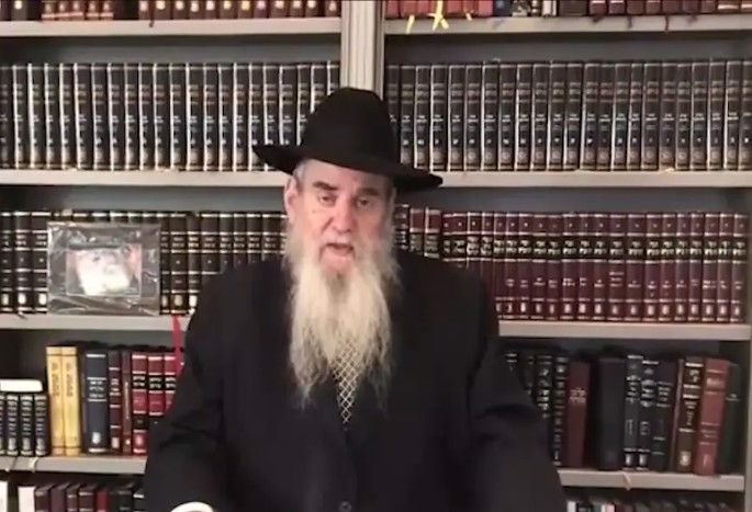 Rabbi Moshe Kotlarsky addresses thousands of Chabad-Lubavitch emissaries from around the world during an online conference.