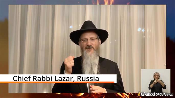 Rabbi Berel Lazar, Chief Rabbi of Russia
