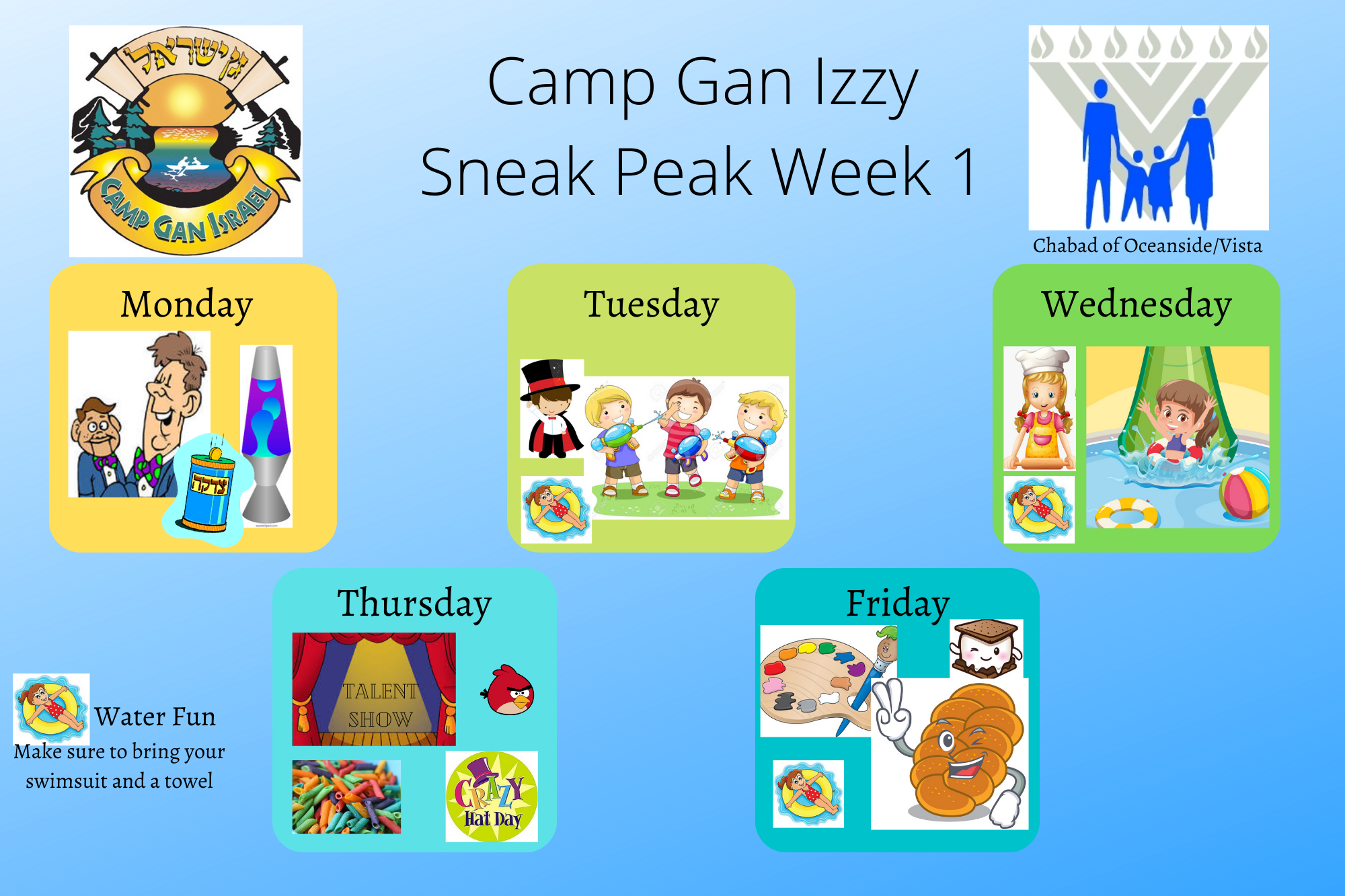 Camp Gan Izzy Week 1 2020