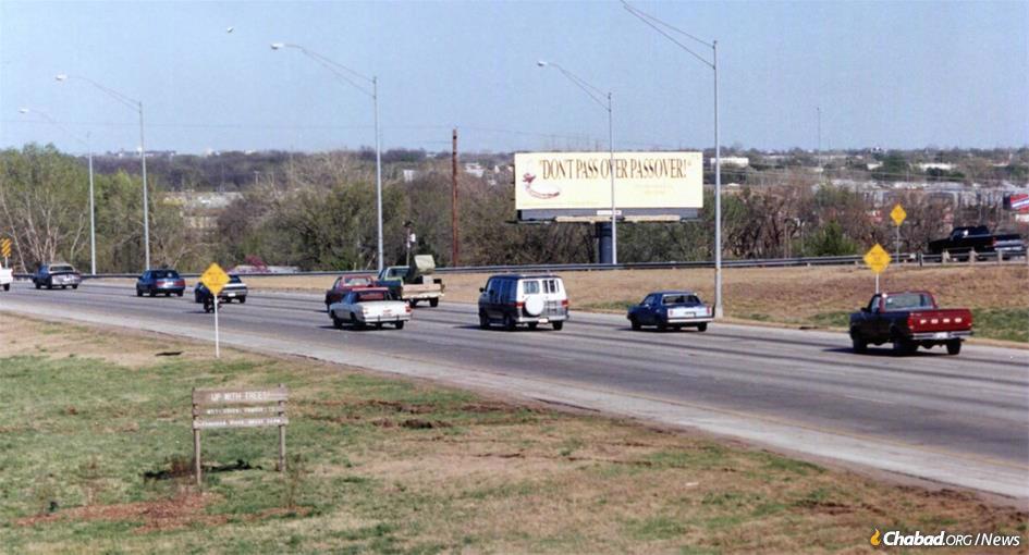 One college student's Jewish journey began in the early 1990s, when he saw this unexpected billboard on a highway in the middle of Oklahoma.