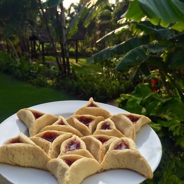 Hamantaschen I made the first year I lived in Hawaii.