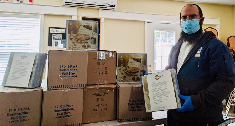 Chabad emissaries and volunteers worked tirelessly amid the spreading pandemic to ensure that people would be provided with their Passover needs. In addition to general Passover staples—traditional foods, matzah and kosher wine, Haggadahs and other printed materials and do-it-yourself tools— Chabad distributed approximately 3.5 million handmade shmurah matzahs for individual use.
