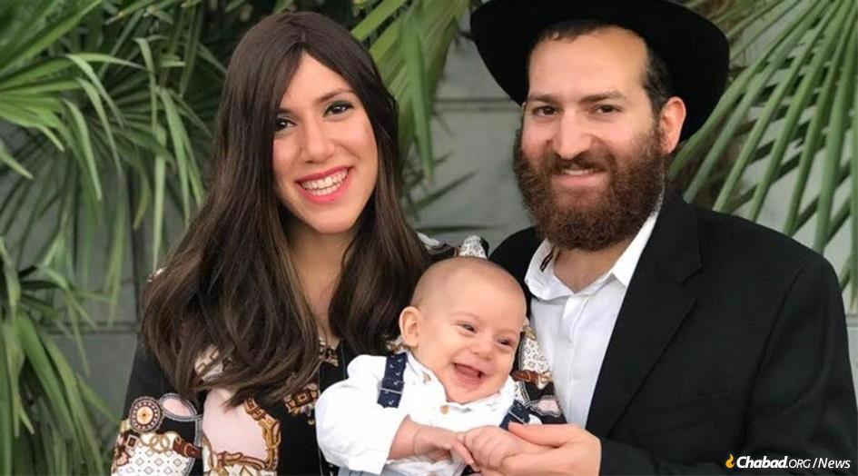 Rabbi Mendy and Mazal Sternbach, co-directors of a new Chabad center in Africa&#39;s most populous city of Lagos, Nigeria, with the continent&#39;s fourth-largest economy.