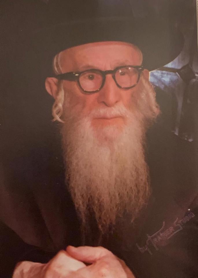 Rabbi Israel Spira, Rebbe of Bluzhov (1891-1989).