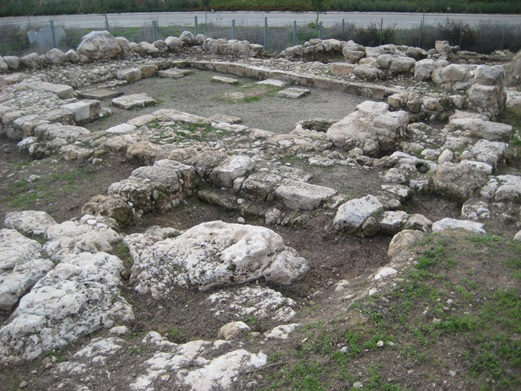 The ancient synagogue in Modiin.