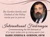 Zoom Broadcast: Rabbi Gordon's 5th Yahrtzeit