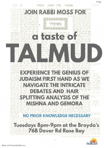 A Taste of Talmud Class