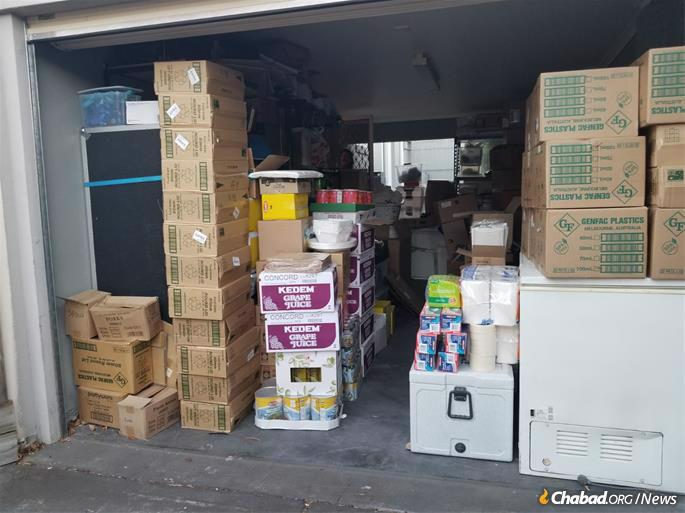 In Australia, Chabad of RARA is delivering Passover supplies to isolated Jewish communities and families.