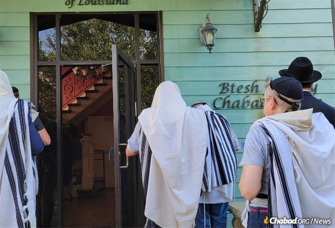 Chabad of Baton Rouge and Metairie are expected to offer Rosh Hashanah services; Baton Rouge has electricity, and Metairie will run on generator power if need be. That is not an option in New Orleans proper.