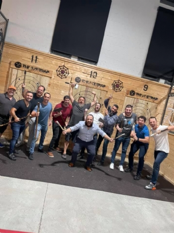 Axe Throwing with the Boys