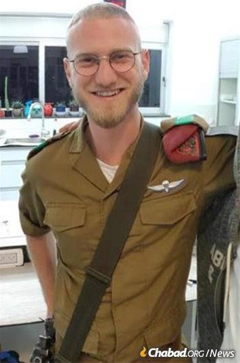 Kay in 2019, when he served in the IDF.