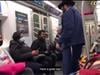 Chabad Rabbi Give His Shoes to a Needy Man on the NYC Subway