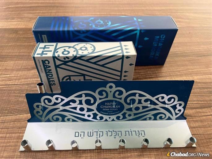Menorah sets delivered just in time to Chicago.