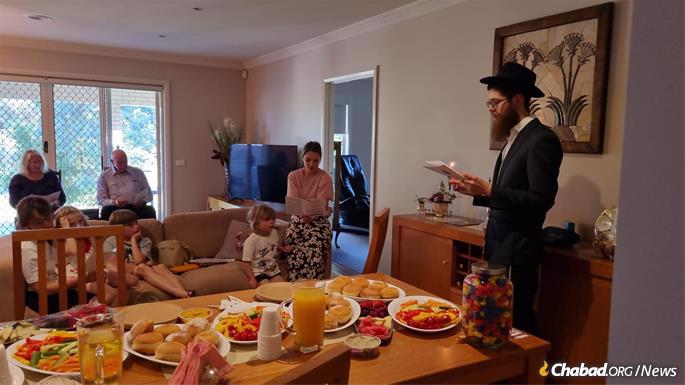 Rabbi Menachem Aron in Wodonga, Australia