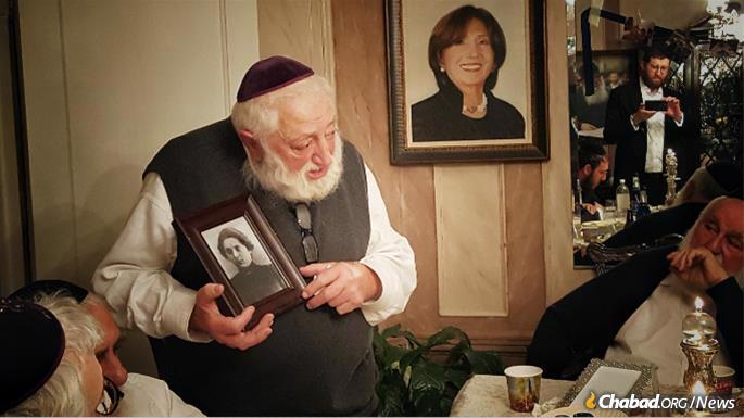 Sharing some Chassidic family history with guests